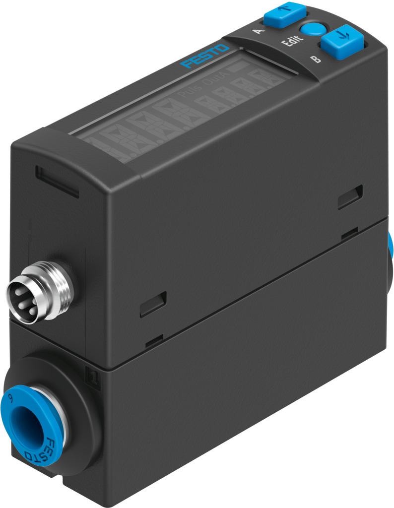 Festo SFAH Series Flow Sensor for Air, 0.2 l/min Min, 10 L/min Max