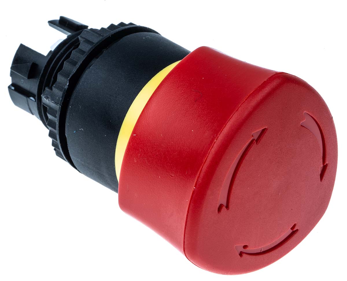 BACO BACO Series Turn to Reset Emergency Stop Push Button, 22mm Cutout, IP66