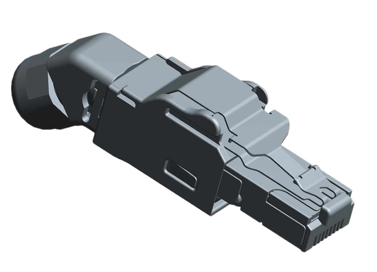 TE Connectivity 1987236 Series Male RJ45 Connector, Cable Mount, Cat5e Straight 1 Port 8 -Way