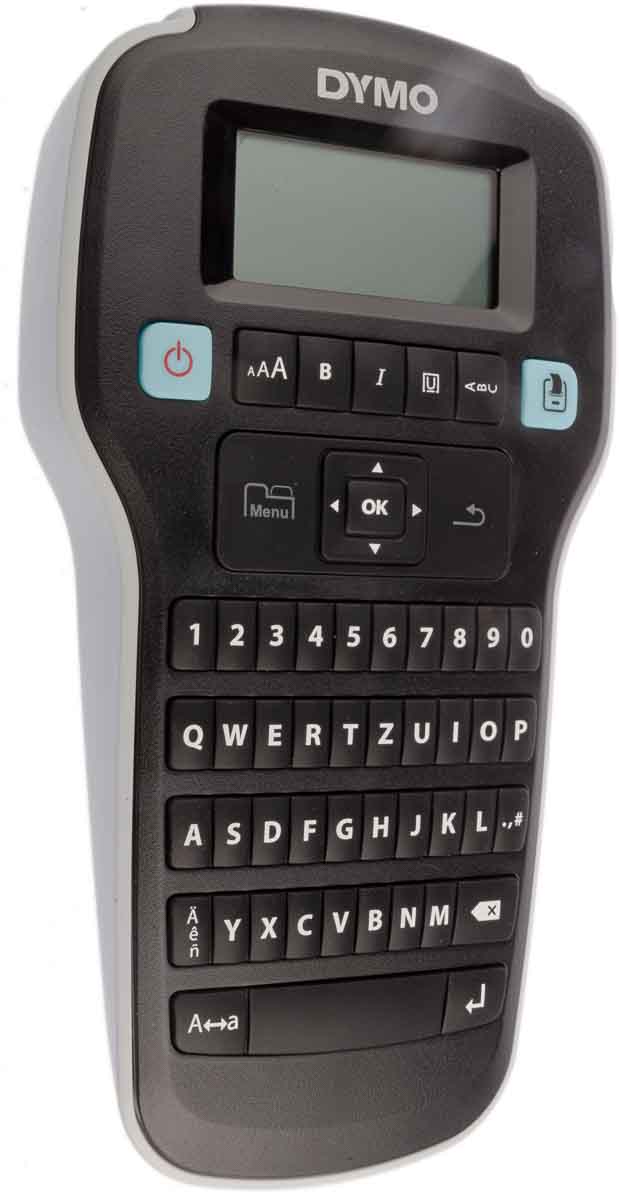 Dymo LabelManager 160 Handheld Label Printer, 12mm Max Label Width, Type C - European Plug, Type G - British 3-Pin