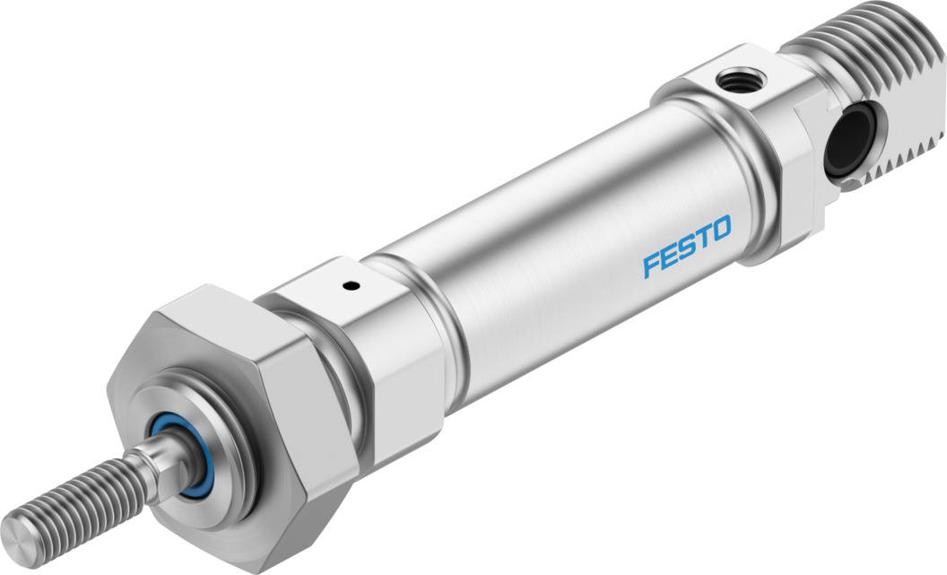 Festo 10 mm Pneumatic Piston Rod Cylinder - 19263 ESNU-16-10-P-A Series, Single Acting Acting