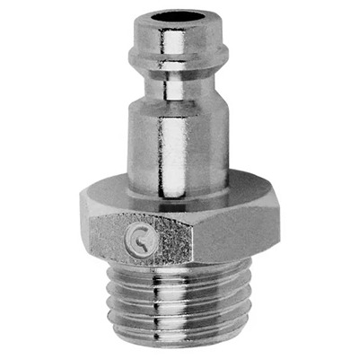 Camozzi Male Pneumatic Quick Connect Coupling, G 1/8 Male Threaded