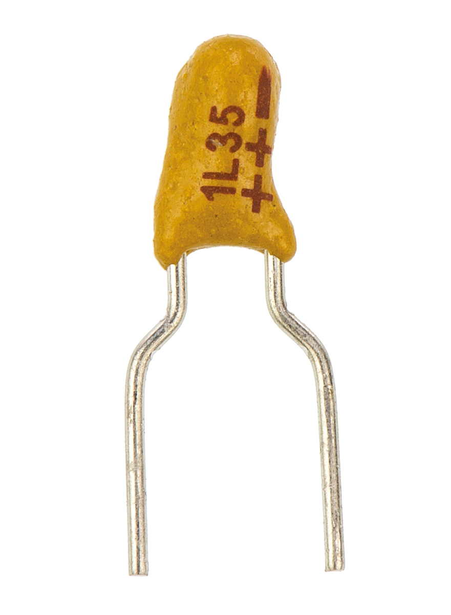 Vishay 1μF MnO2 Tantalum Capacitor 35V dc, 489D Series