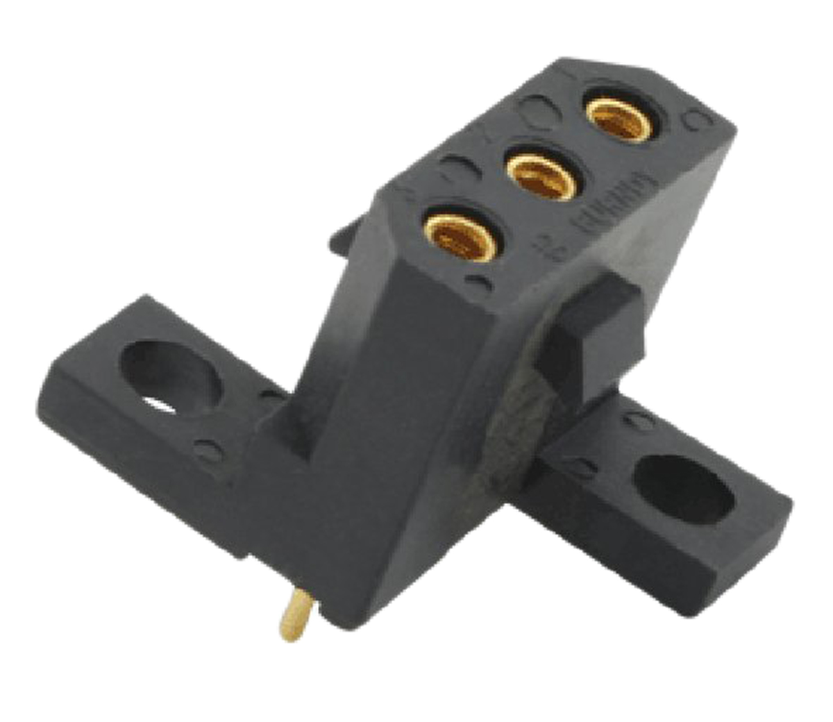 Souriau Sunbank by Eaton SMS Series Straight PCB Mount PCB Socket, 3-Contact, 1-Row, 5.08mm Pitch, Solder Termination