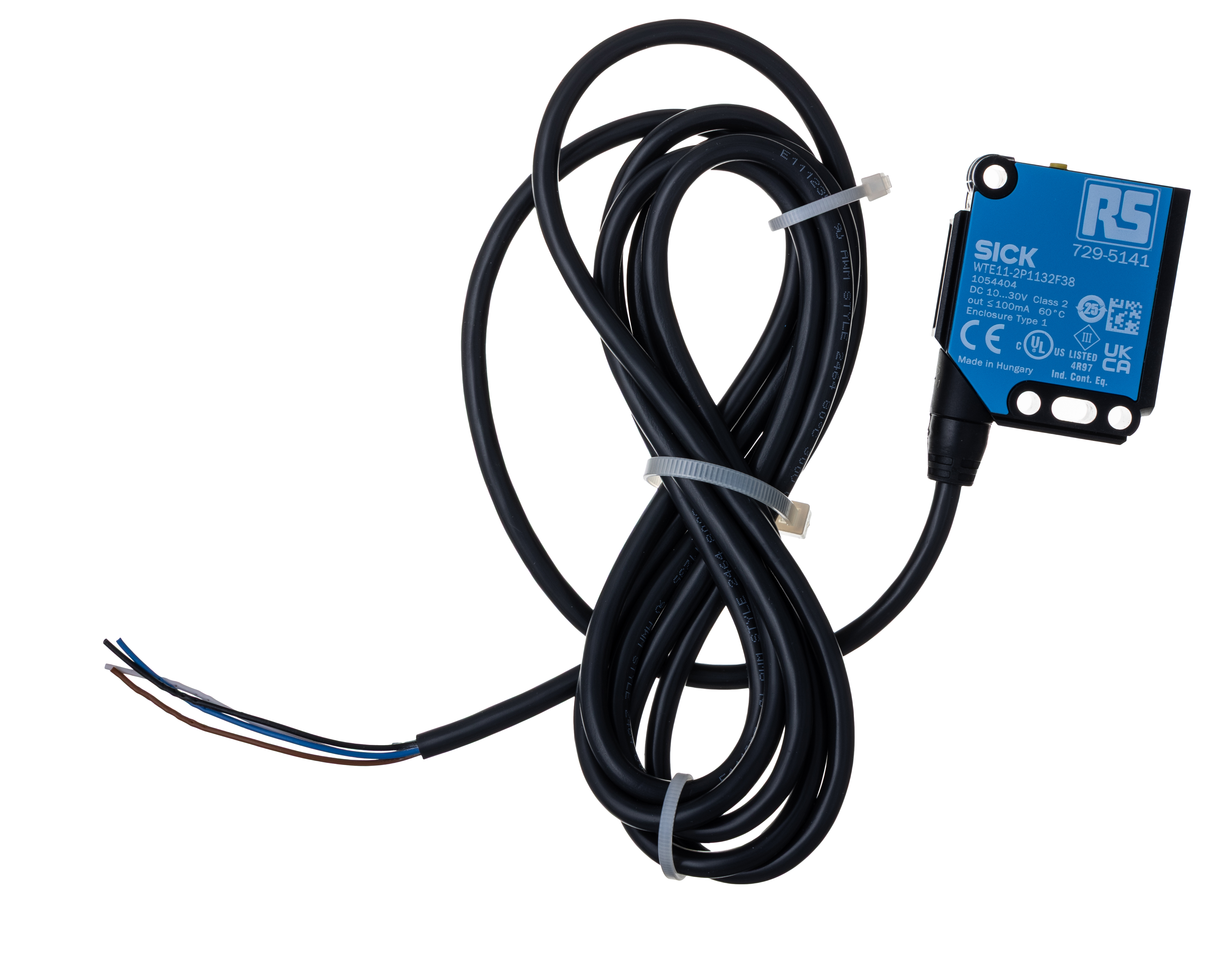 RS PRO Diffuse Photoelectric Sensor, Block Sensor, 40 mm → 1 m Detection Range
