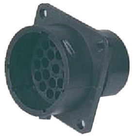 Souriau Sunbank by Eaton, UTP 28 Way Wall Mount MIL Spec Circular Connector Receptacle, Socket Contacts,Shell Size 20,