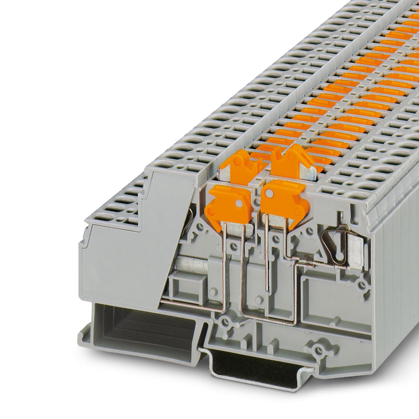 Phoenix Contact 3005808 ZDMTK 2.5-TWIN Series Grey, 1.5mm², 2-Level, Spring Cage Termination