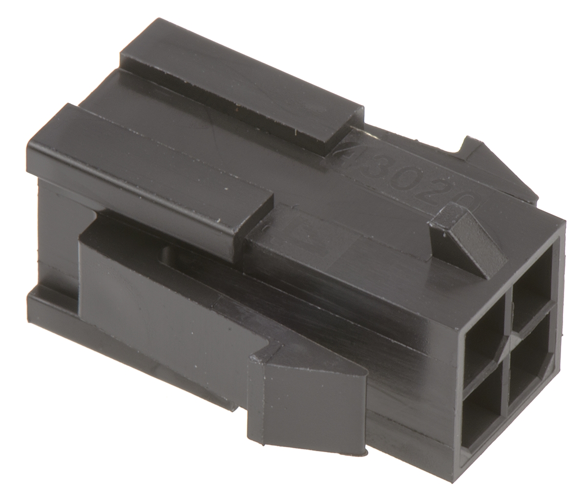 Molex, Micro-Fit 3.0 Male Connector Housing, 3mm Pitch, 4 Way, 2 Row