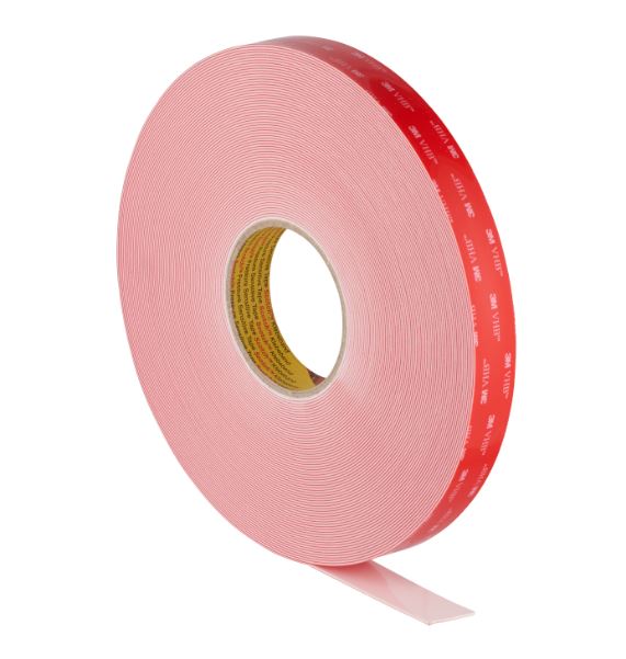 3M LSE-110WF, VHB White Foam Tape, 19.0mm x 33.0m, 1.10mm Thick