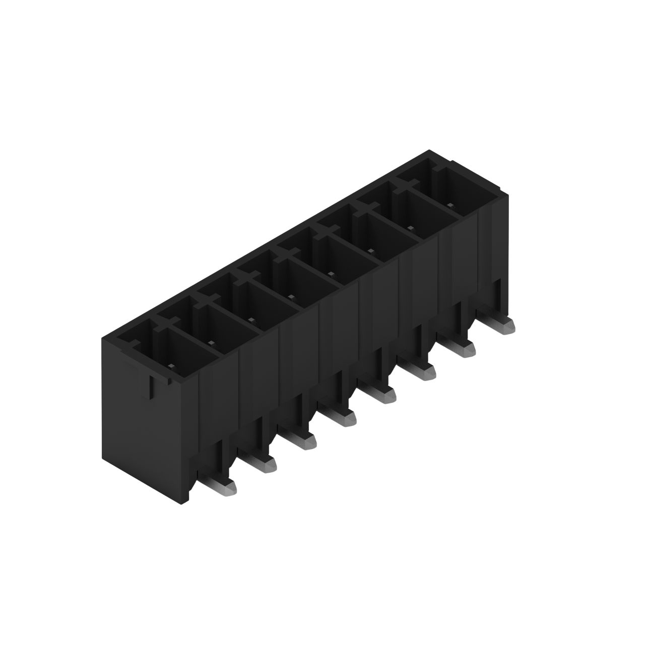 Wurth Elektronik WR-TBL Series Horizontal Through Hole PCB Header, 8 Contact(s), 3.5 mm Pitch, 1 Row