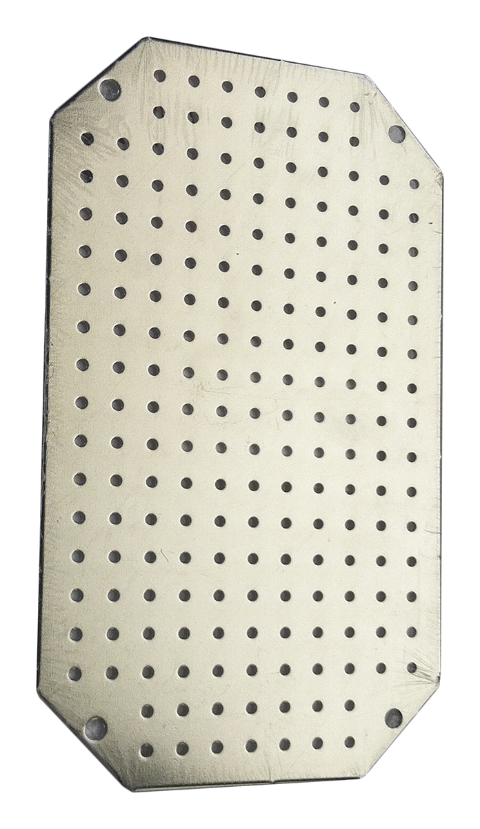 Fibox Galvanised Steel Perforated Mounting Plate, 1.5mm H, 270mm W, 350mm L for Use with ARCA 4030