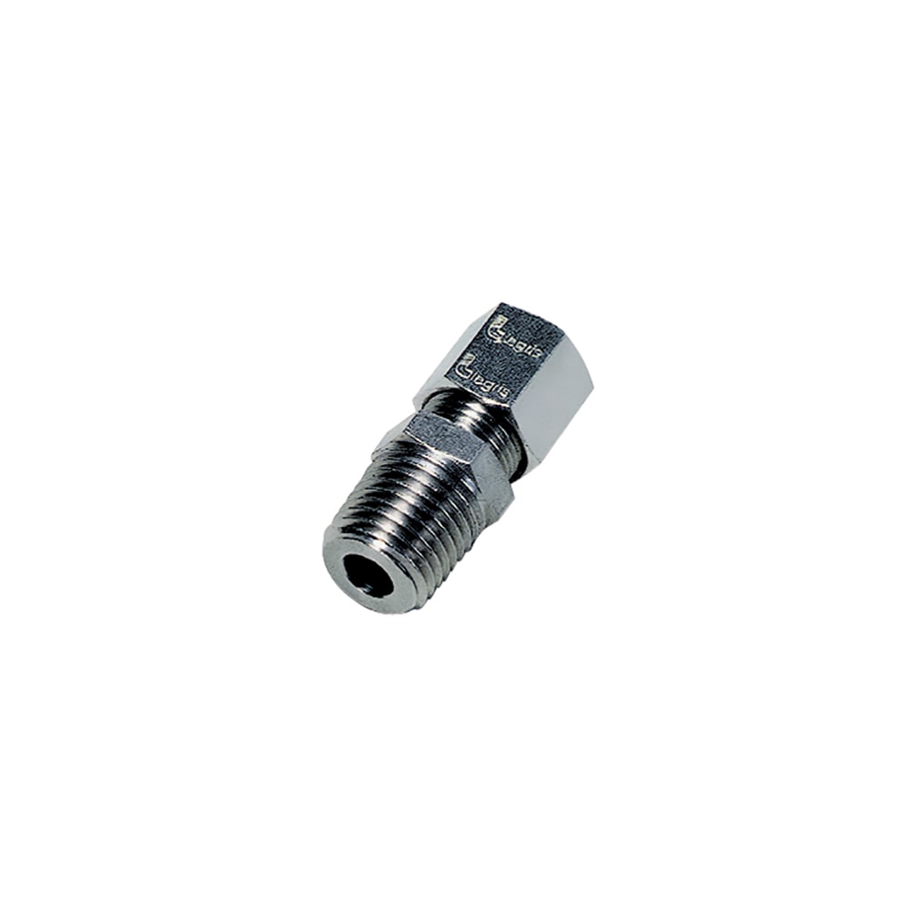 Legris Stainless Steel Pneumatic Quick Connect Coupling, R 1/4 Threaded