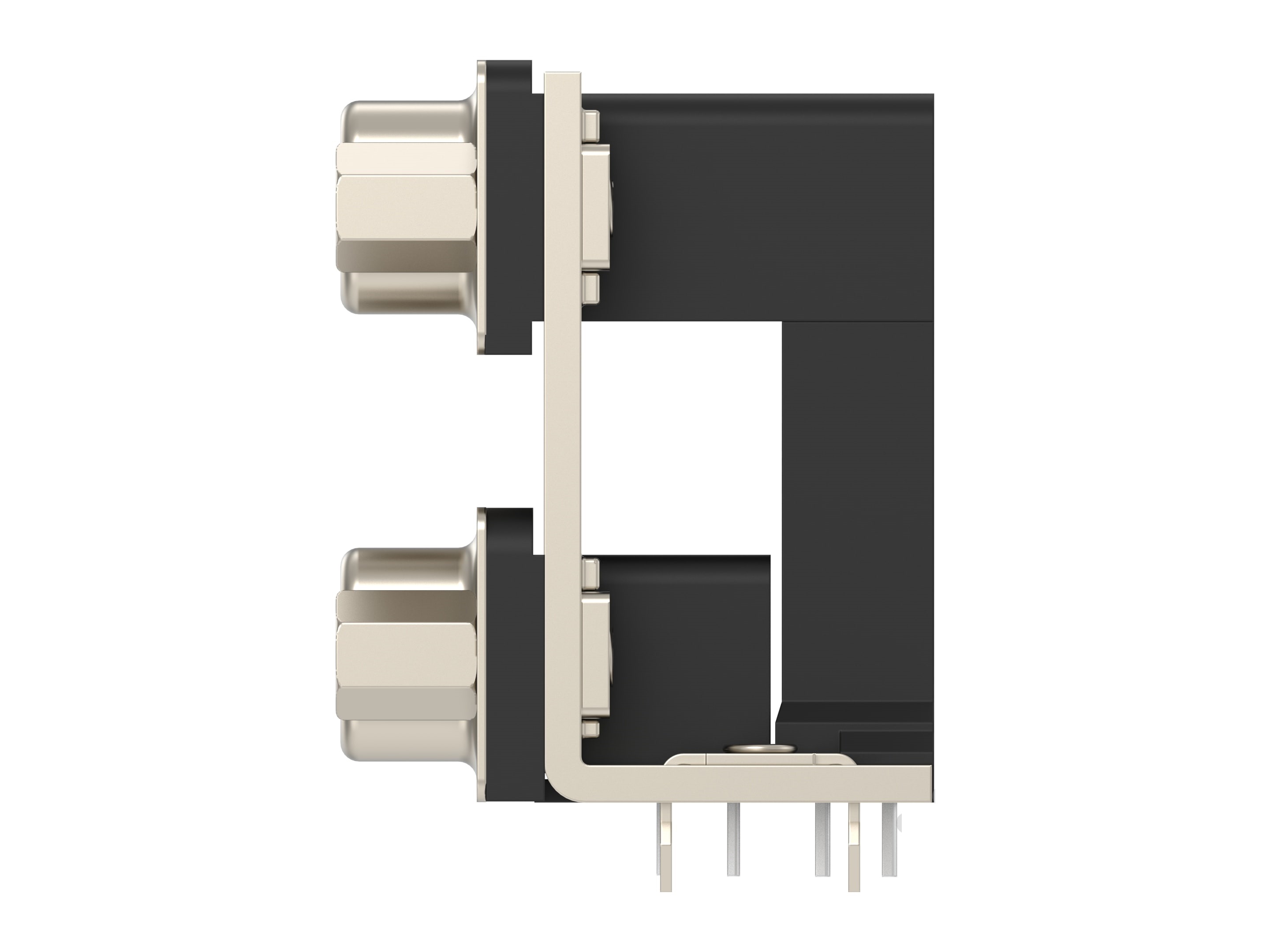 TE Connectivity 2454917 9 Way Vertical Board Mount D-sub Connector Plug, 19.05mm Pitch