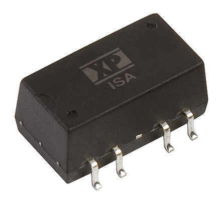 XP Power ISA DC-DC Converter, ±12V dc/ ±42mA Output, 2.97 → 3.63 V dc Input, 1W, Surface Mount, +105°C Max Temp