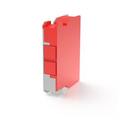 RAFI RAFIX 22 Series Switch Block for Use with Illuminable Actuators And Indicator Lights, 35V, 1 NO