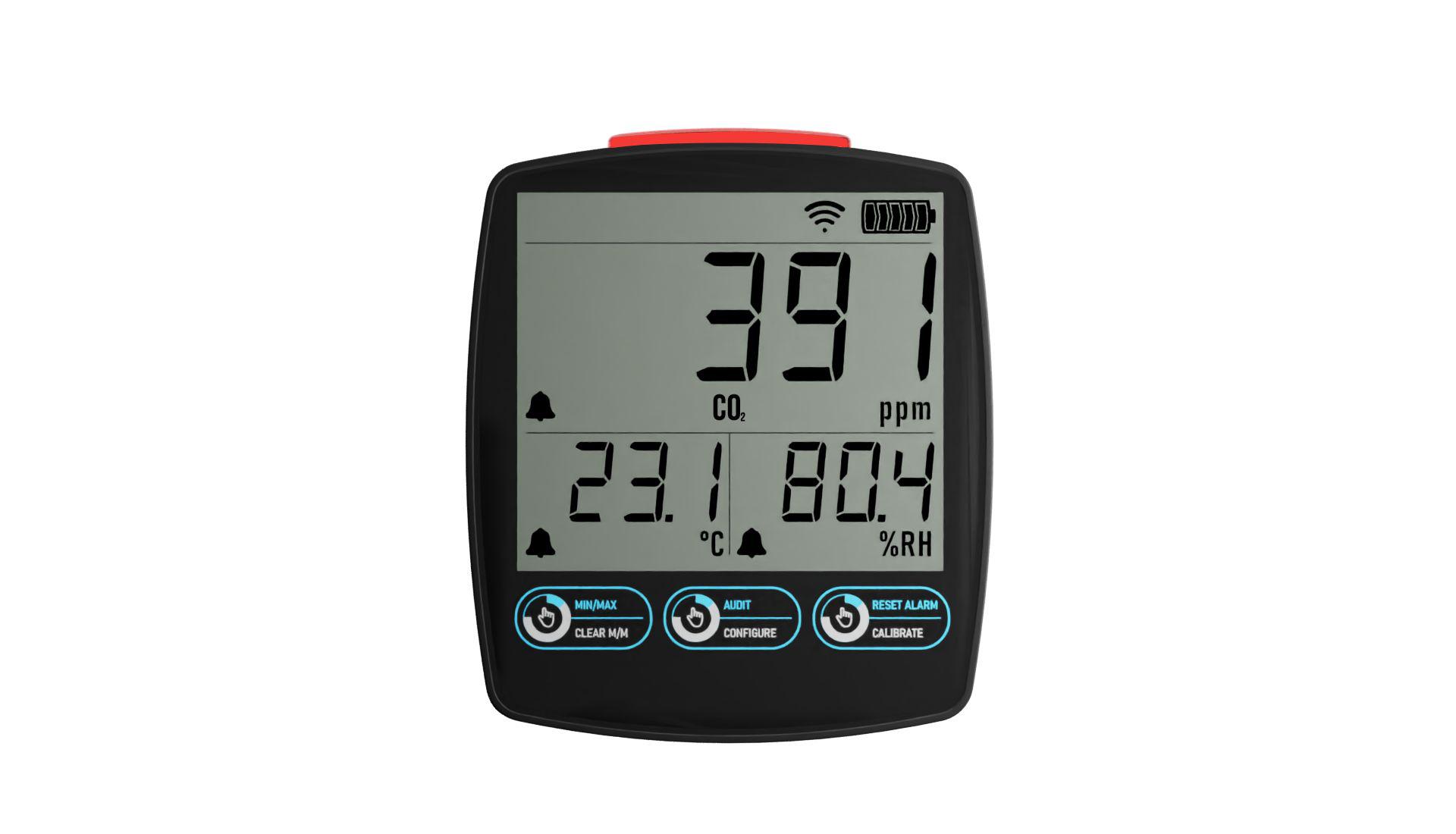 Lascar EL-IOT-CO2 Air Quality Data Logger, Wi-Fi, 1 Input Channel(s)