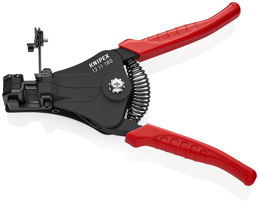 Knipex Wire Stripper, 0.01mm Min, 0.9mm Max, 180 mm Overall