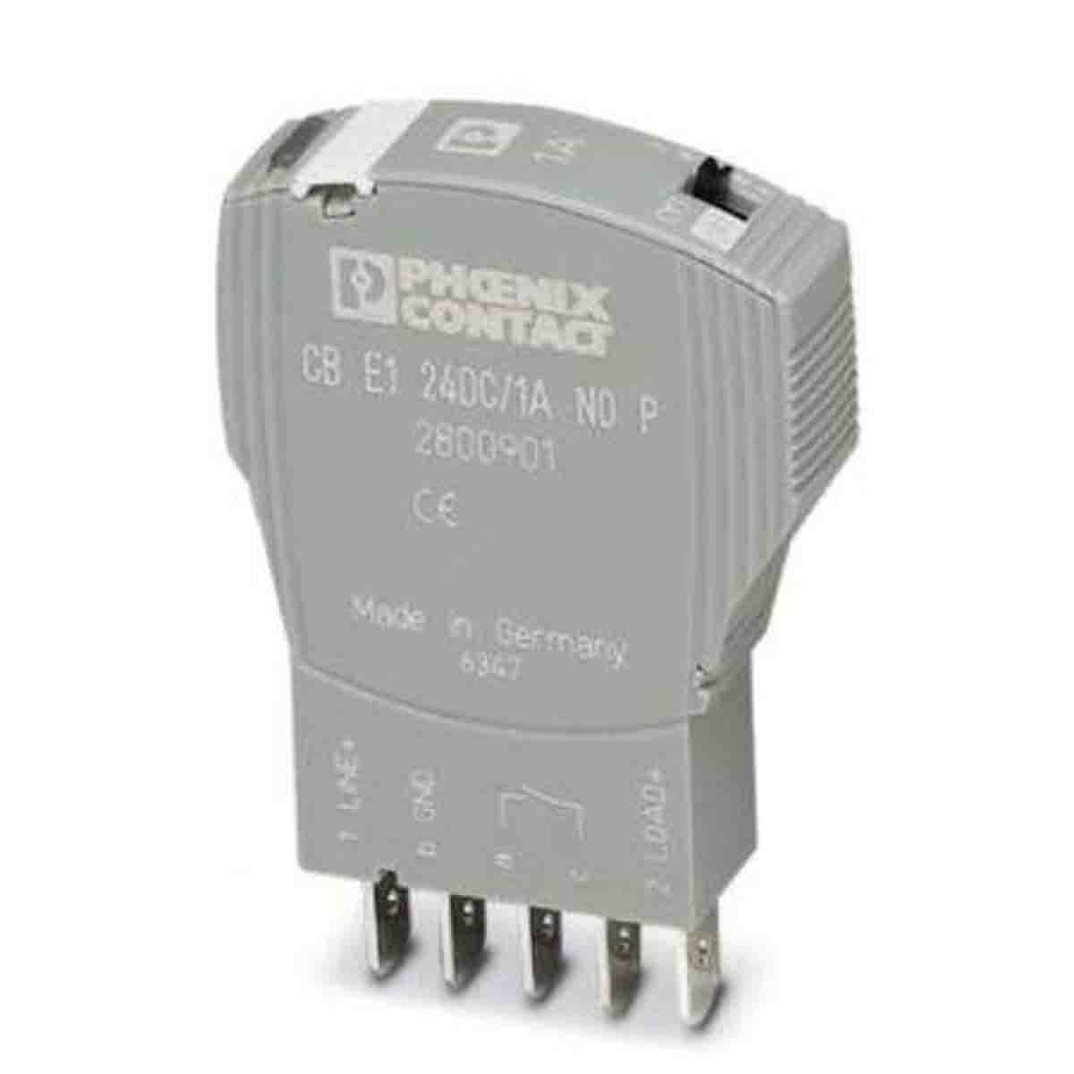 Phoenix Contact CB Electronic Circuit Breaker 1A 24V CB-E1, On Base Element