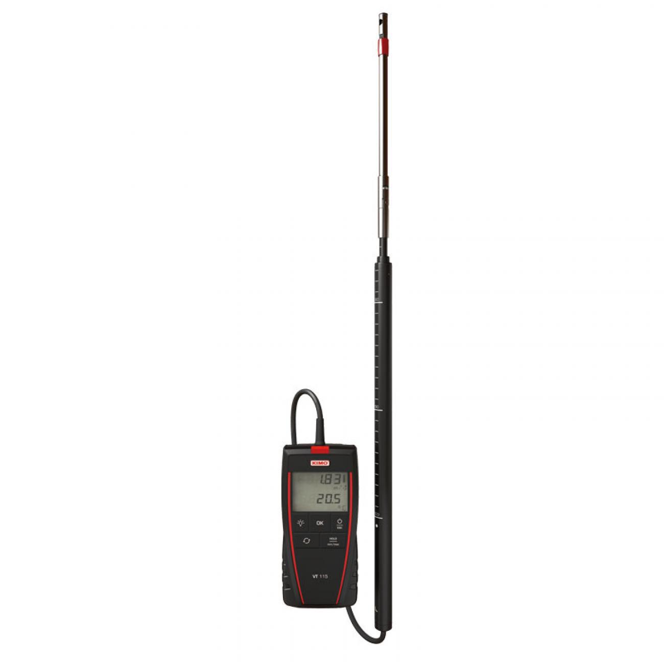 KIMO Hotwire Anemometer, 30m/s Max, Measures Air Flow, Air Velocity