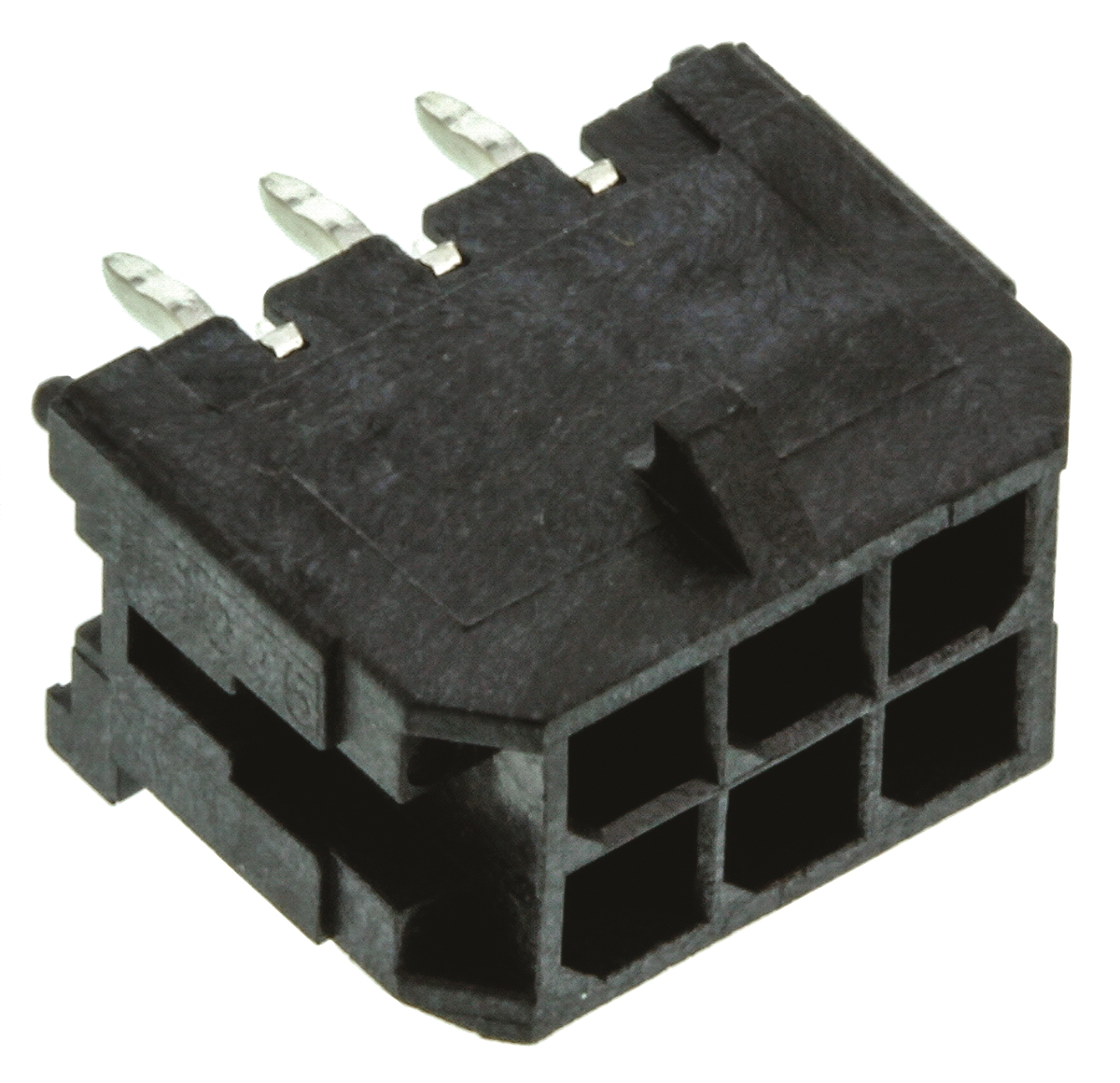 Molex Micro-Fit 3.0 Series Straight Through Hole PCB Header, 6 Contact(s), 3 mm Pitch, 2 Row, Shrouded