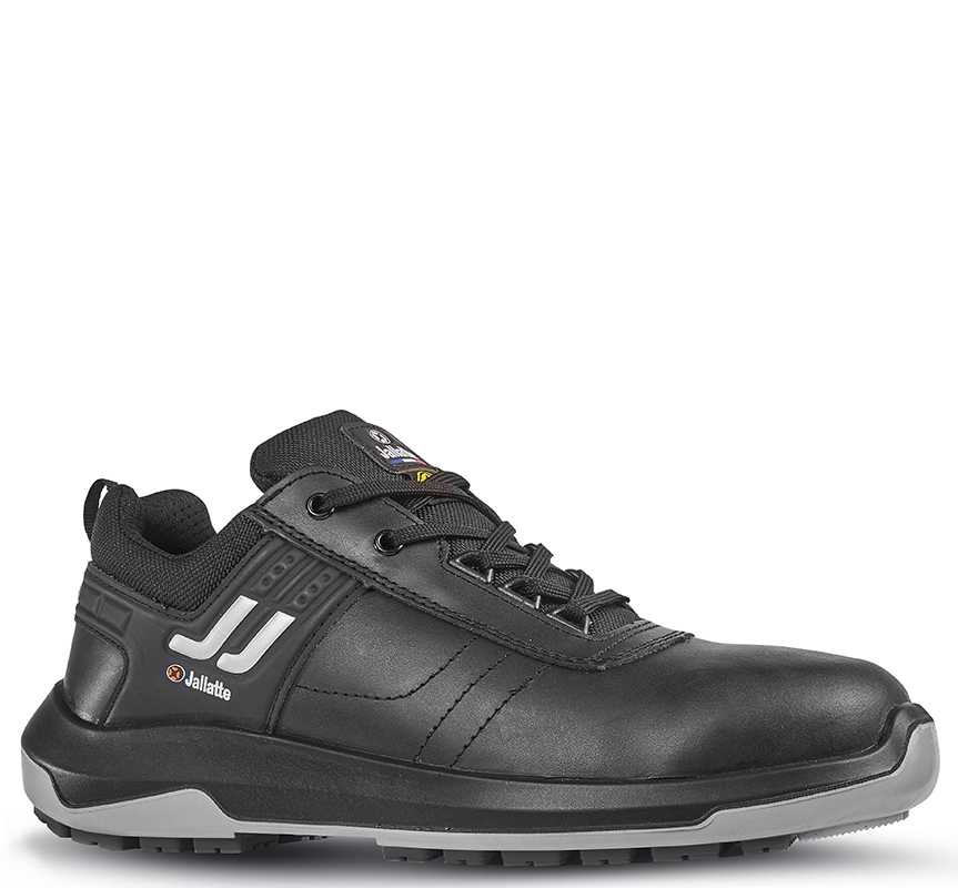 Jallatte JALJUNO JH306 Unisex Black, Grey Aluminium Toe Capped Safety Trainers, UK 7, EU 41