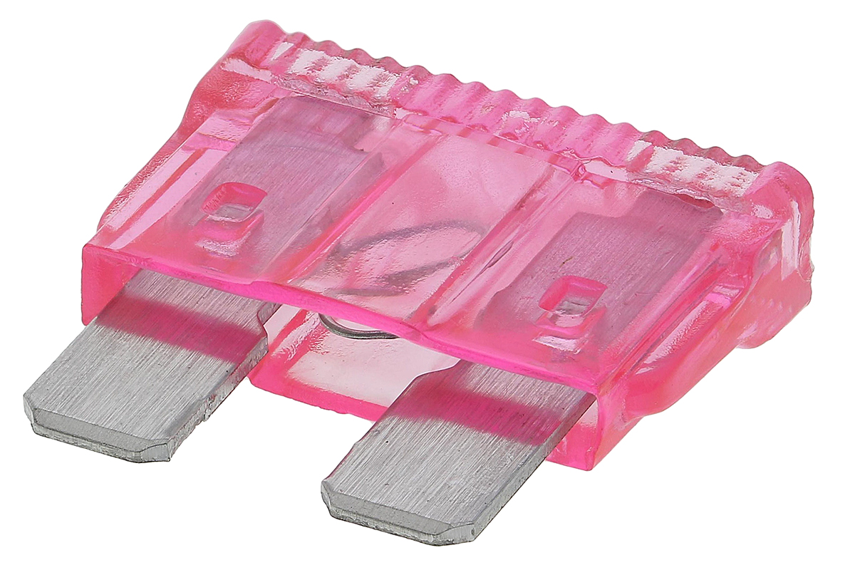 RS PRO 4A Pink Blade Car Fuse, 32V dc