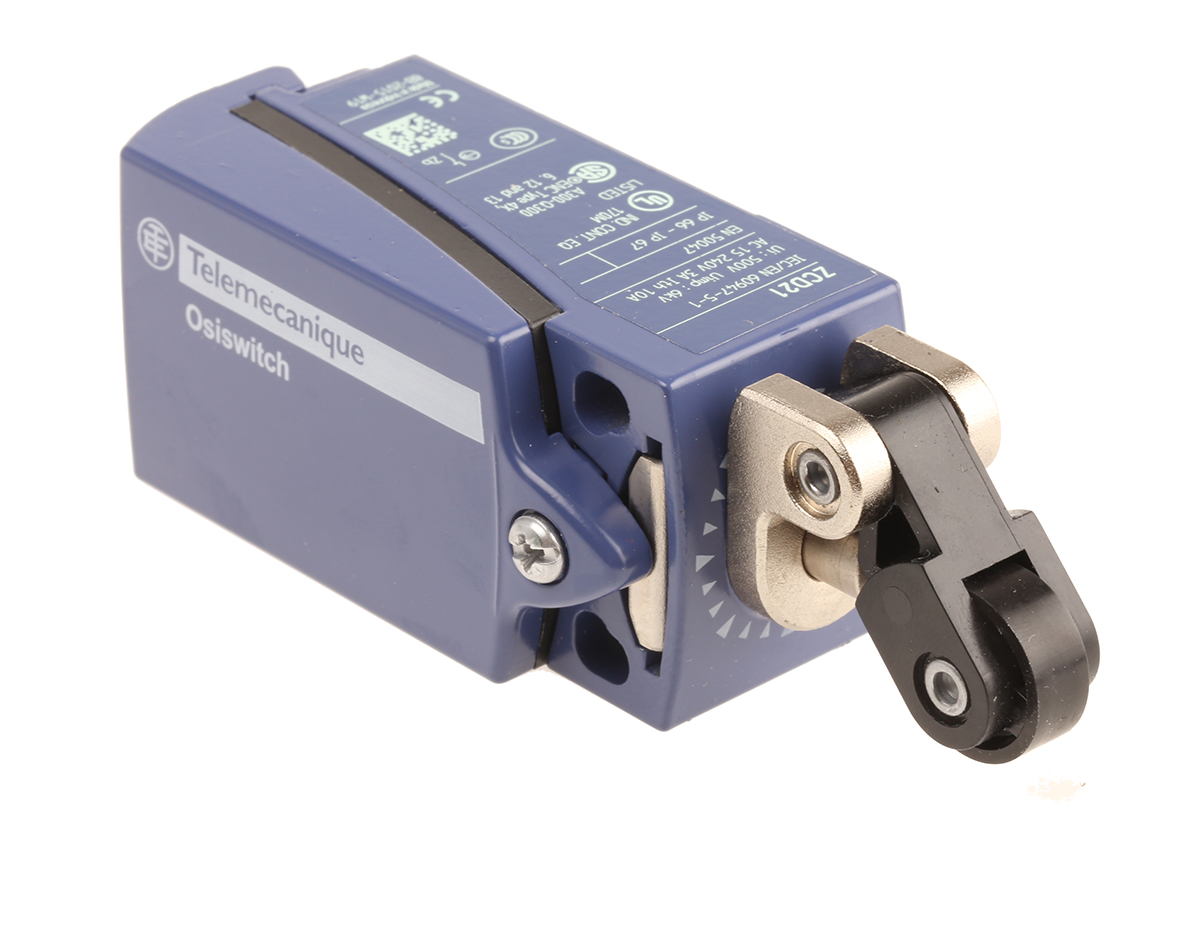 Telemecanique Sensors OsiSense XC Series Plunger Limit Switch, NO/NC, IP66, IP67, DP, Zinc Alloy Housing, 240V ac Max,