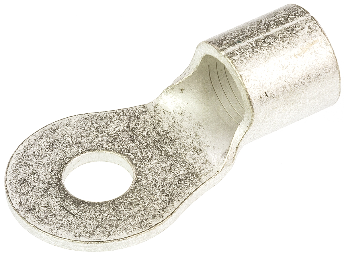 TE Connectivity, SOLISTRAND Uninsulated Crimp Ring Terminal, M8 Stud Size, 34mm² to 35mm² Wire Size