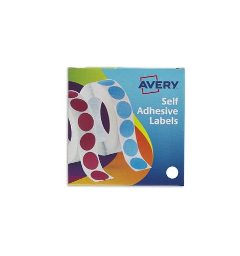 Avery White Adhesive High Visibility Label Sheet, Pack of 1400EA