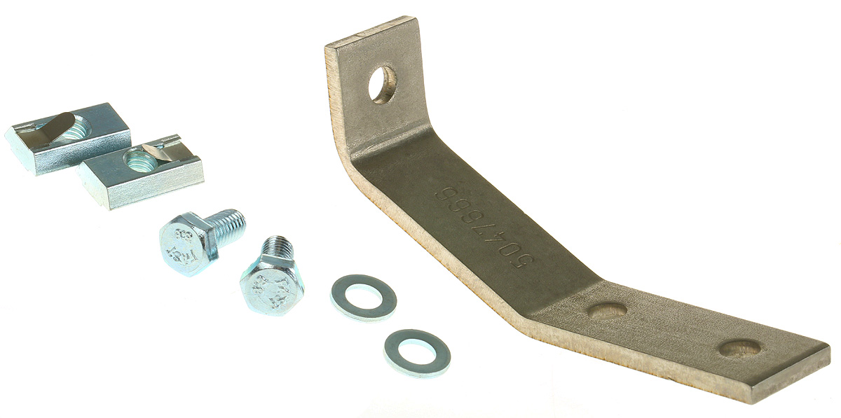 FlexLink Stainless Steel Floor Bracket, 7.2mm Groove