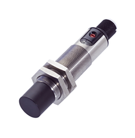 BALLUFF Capacitive Threaded Barrel Proximity Sensor, M18, 12 mm Detection, PNP NO, 10 → 30 V dc