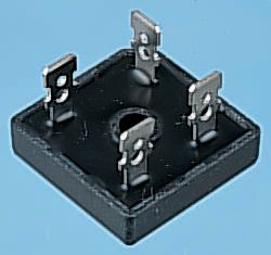 Taiwan Semiconductor Bridge Rectifier, 15A, 50V, 4-Pin