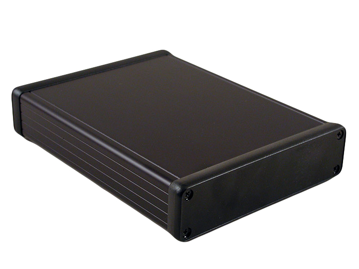 Hammond Clear Aluminium Instrument Case, 220 x 165 x 31mm