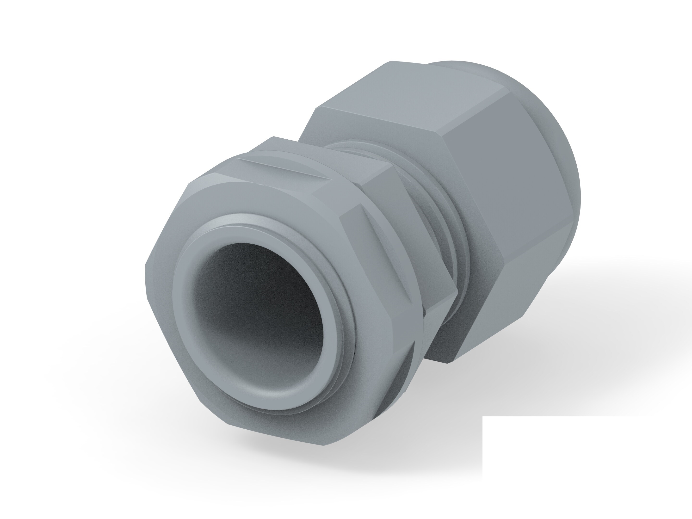 Entrelec 1SNG Series Grey PA 6 Cable Gland, PG11 Thread, 5mm min., 10mm max., IP66, IP68
