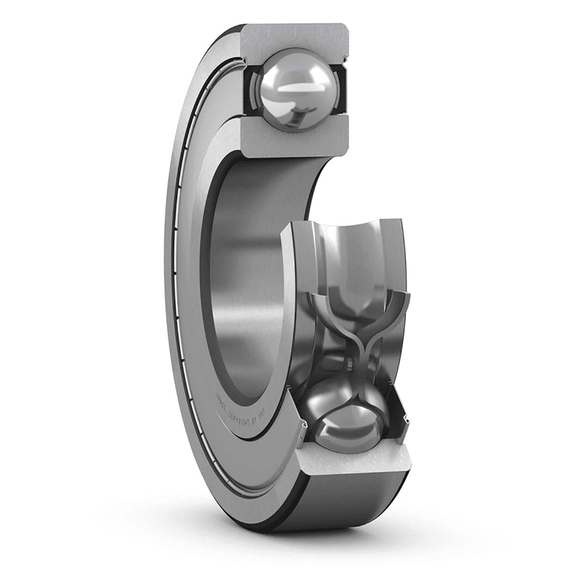 SKF W 624-2Z 1 Row Ball Bearing - 4 mm ID, 13 mm OD