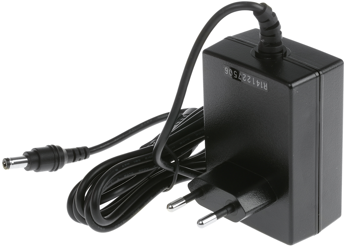 MEAN WELL 36W Plug-In AC/DC Adapter 24V dc Output, 1.5A Output
