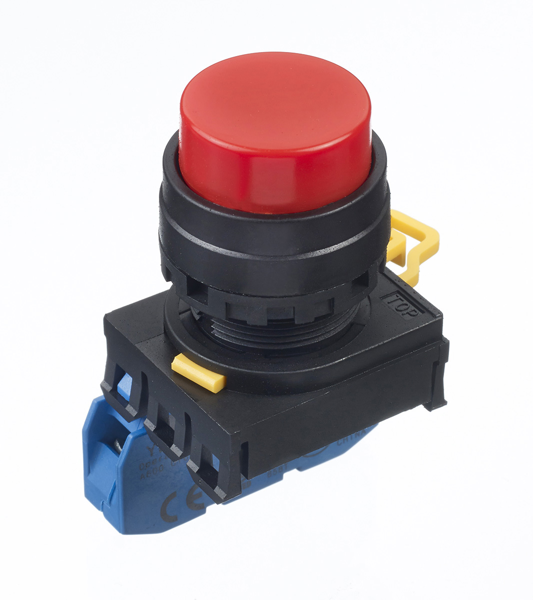 Idec YW Series Push Button Complete Unit, Panel Mount, 22mm Cutout, SPST, IP65