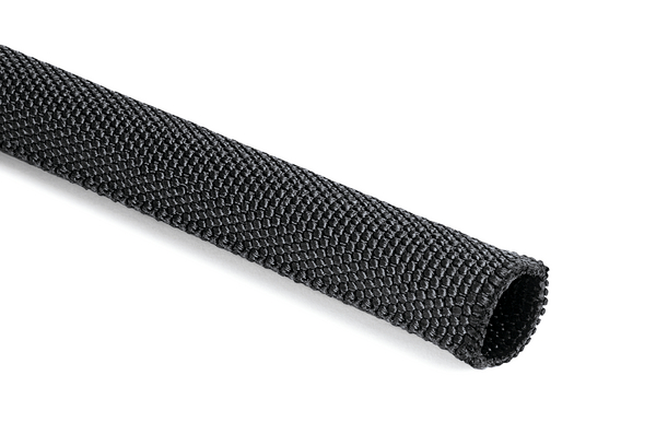 HellermannTyton Polyamide 6 Black Cable Sleeve, 44mm Diameter, 50m Length, HEGWS70 Series