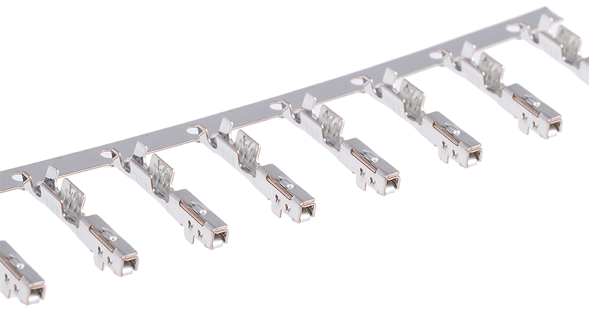 TE Connectivity MULTILOCK 040 III Series Female Crimp Terminal, 19AWG Min, 16AWG Max