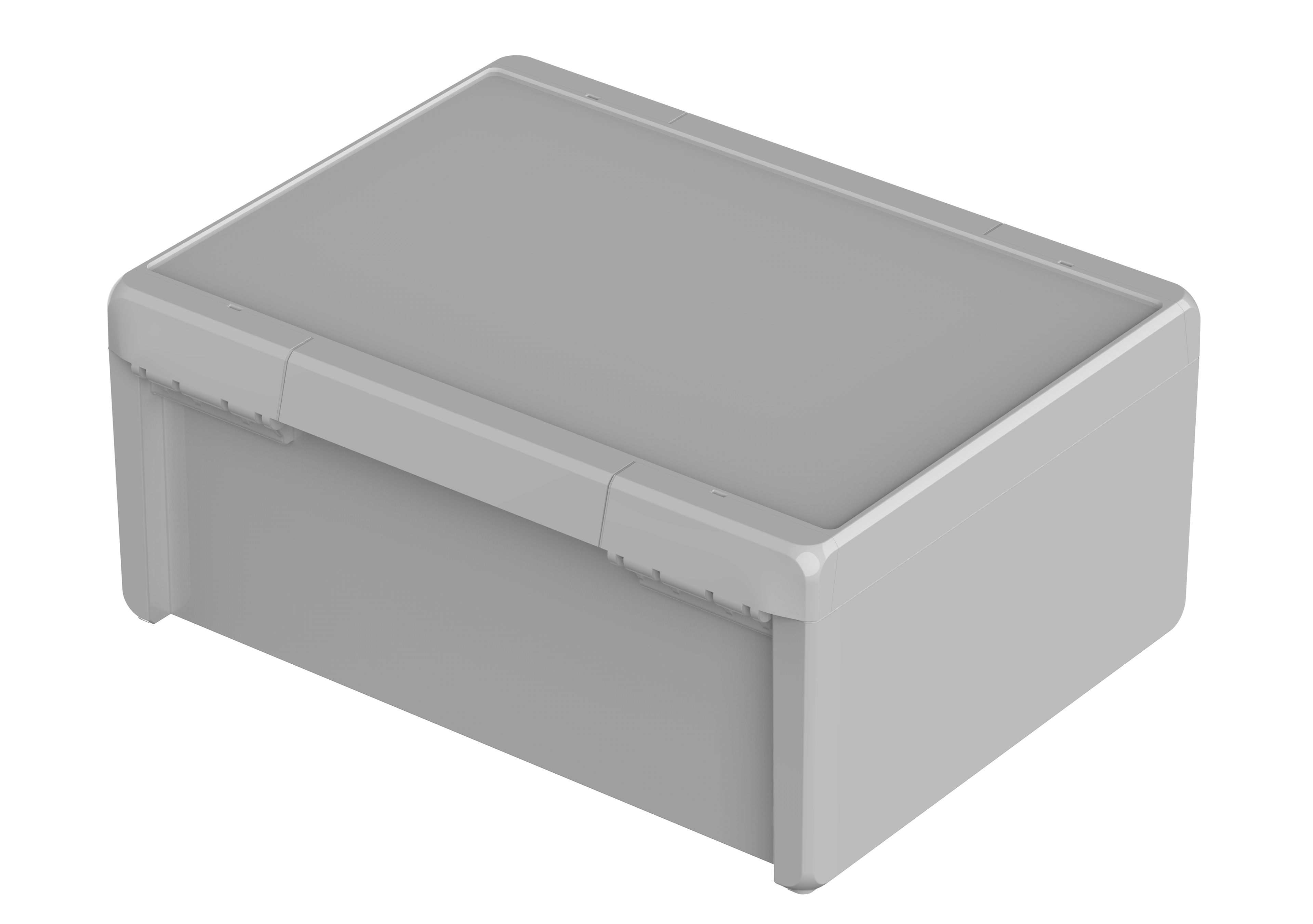 Bopla Bocube Series Light Grey ABS Enclosure, IP66, IP68, Light Grey Lid, 160 x 364 x 284mm