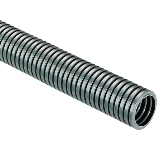 Flexible Conduit, 10mm Nominal Diameter, Nylon 6, Grey