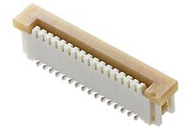 Molex, 52610 1mm Pitch 14 Way Vertical Female FPC Connector, ZIF