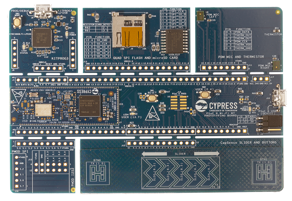 Infineon PSOC™ 6 Wi-Fi BT PSoC Wi-Fi Board CY8CPROTO-062-4343W