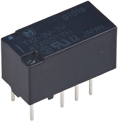 Panasonic Surface Mount Signal Relay, 4.5V dc Coil, 2A Switching Current, DPDT