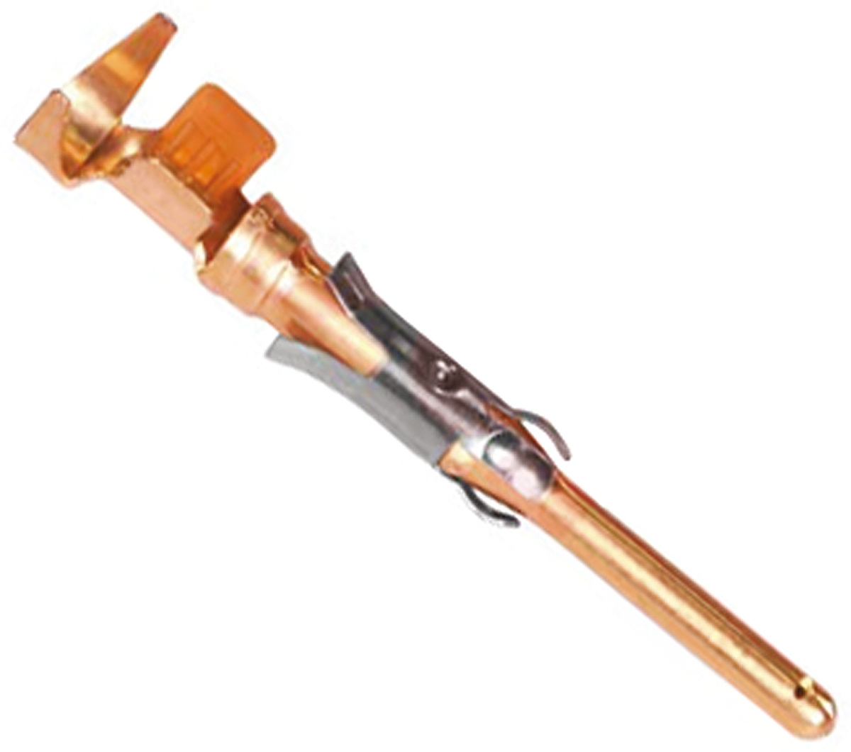 TE Connectivity Type III+ Series Male Crimp Terminal, 18AWG Min, 14AWG Max
