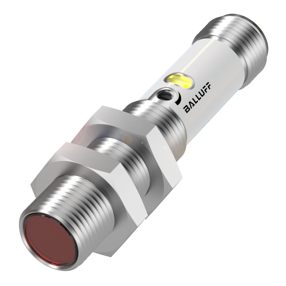 BALLUFF Through Beam Receiver Photoelectric Sensor, Barrel Sensor, 8 m Detection Range