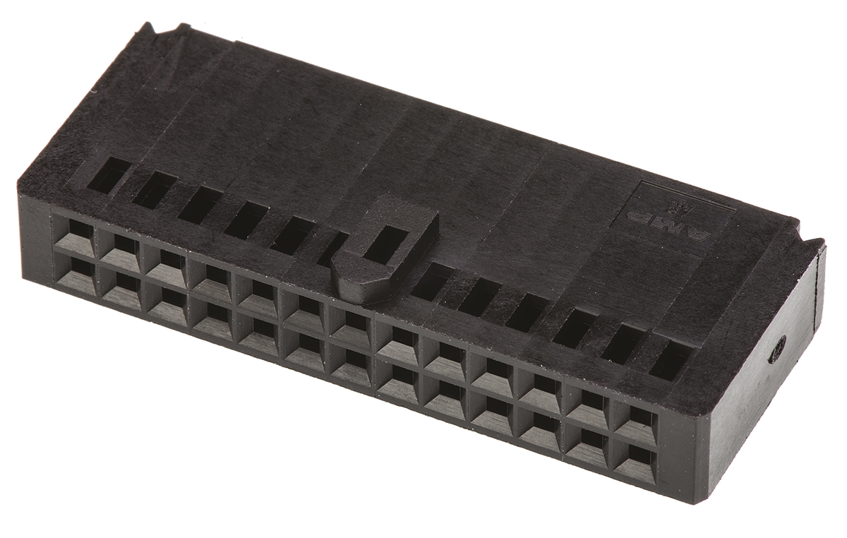 TE Connectivity, AMPMODU MOD IV Female Connector Housing, 2.54mm Pitch, 26 Way, 2 Row