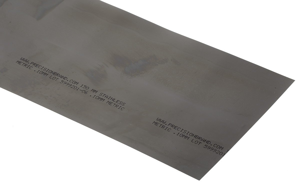 Steel Shim, 1.25m x 150mm x 0.1mm