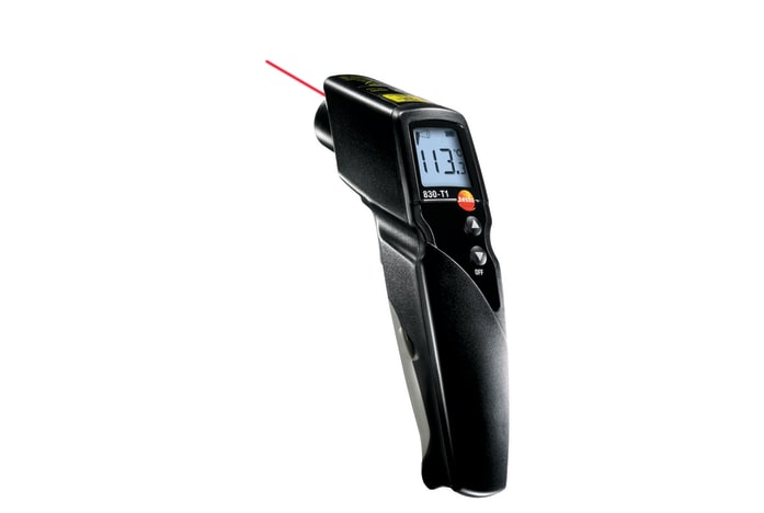 Testo testo 830-T1 Infrared Thermometer, -20°C Min, +50°C Max, ±1 Accuracy, °C Measurements