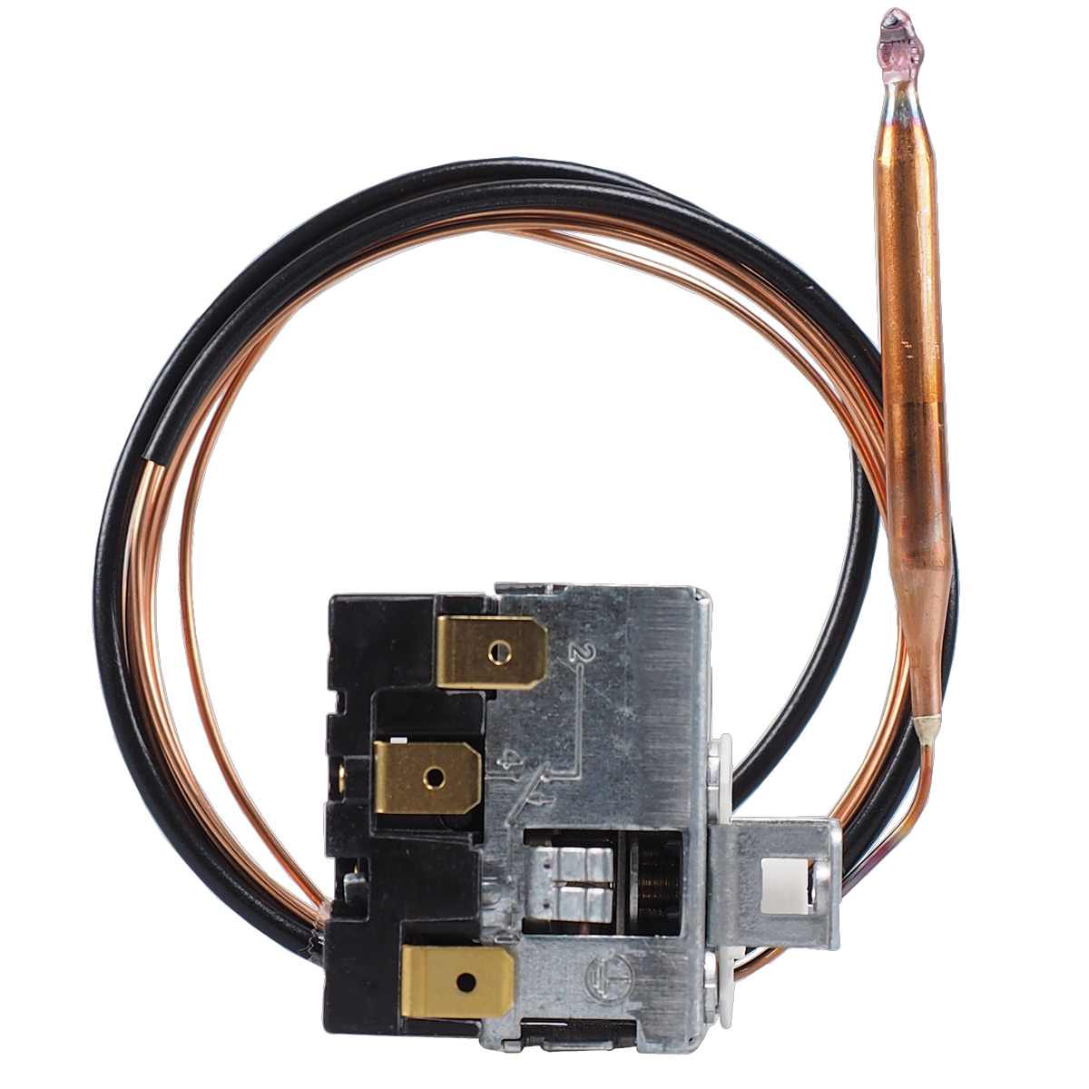 Jumo Capillary Thermostat, 130°C Max, NC, Automatic Reset, Panel Mount
